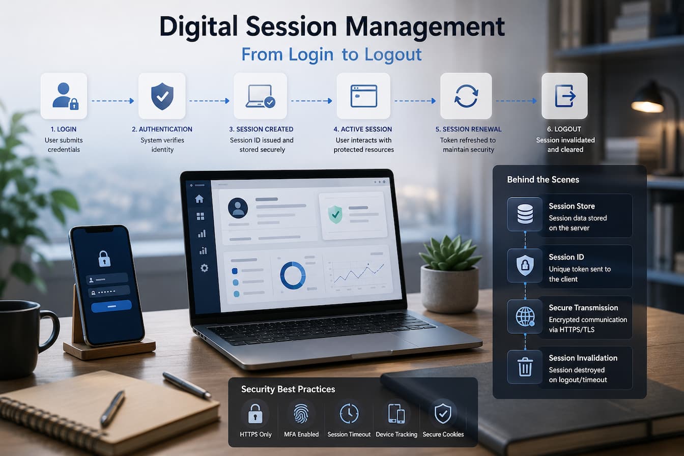 Digital Session Management From Login to Logout
