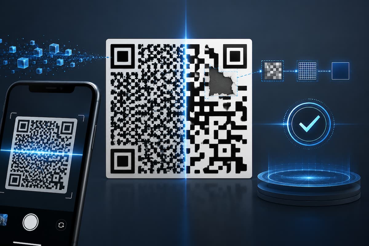 QR Codes Combine Data Density With Error Recovery