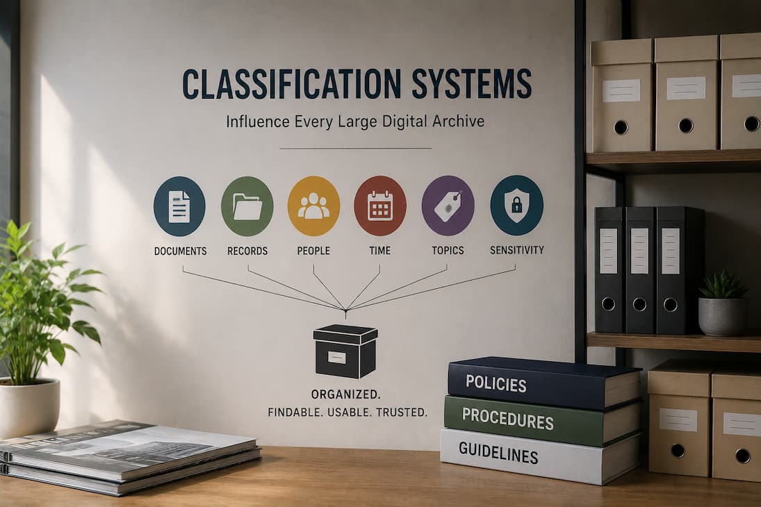 Classification Systems Influence Every Large Digital Archive