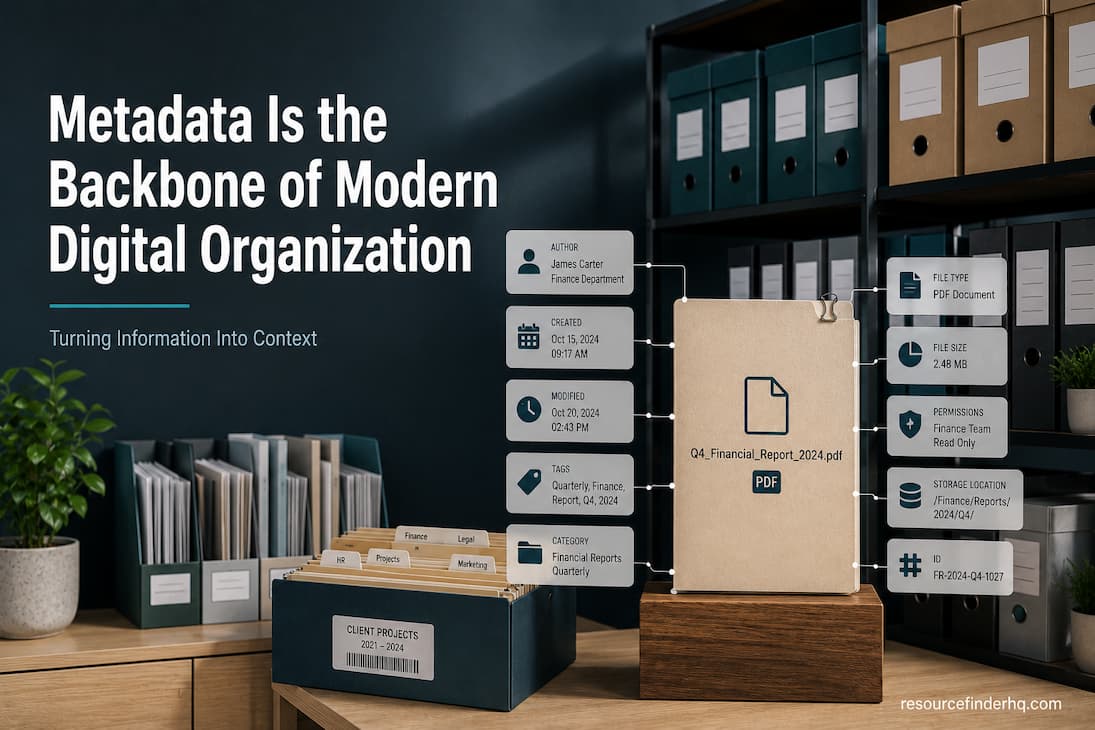 Metadata Is the Backbone of Modern Digital Organization