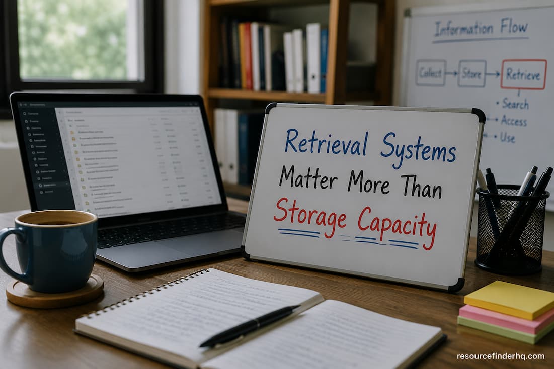 Retrieval Systems Matter More Than Storage Capacity