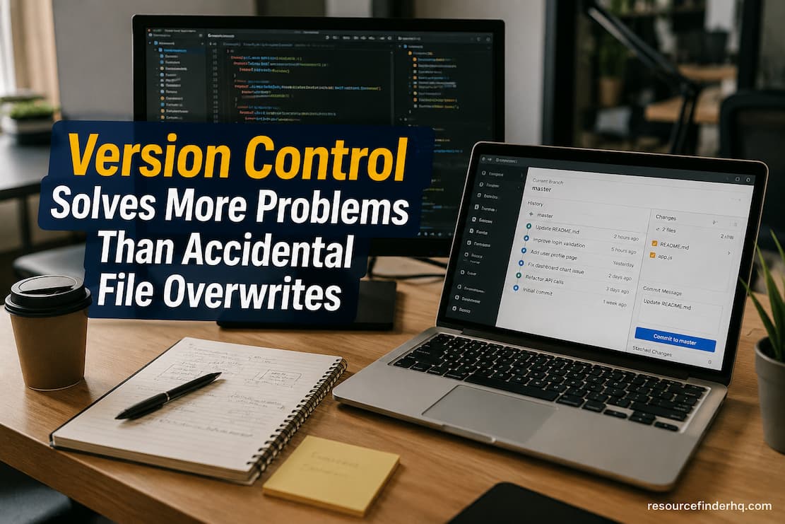 Version Control Solves More Problems Than Accidental File Overwrites